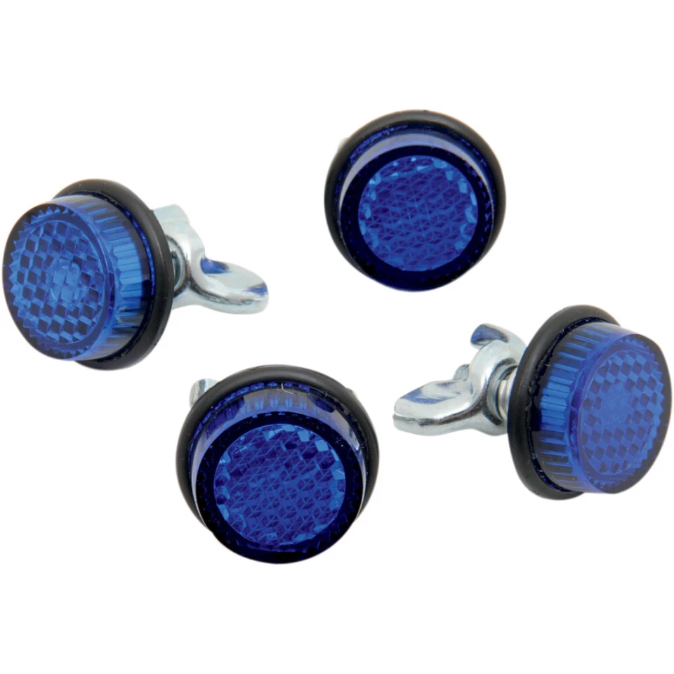 Refletores de placa de licença Chris Products - 4ct - Azul | CH4B - Imagem 1 de 1