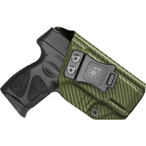 Amberide IWB / OWB KYDEX Holster Fit : Taurus G3C / G2C / G2S & G2 PT111 / PT140 - Picture 1 of 89
