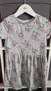 Girls Disney George Grey Dumbo Dress Age 3-4 Years - Picture 1 of 7