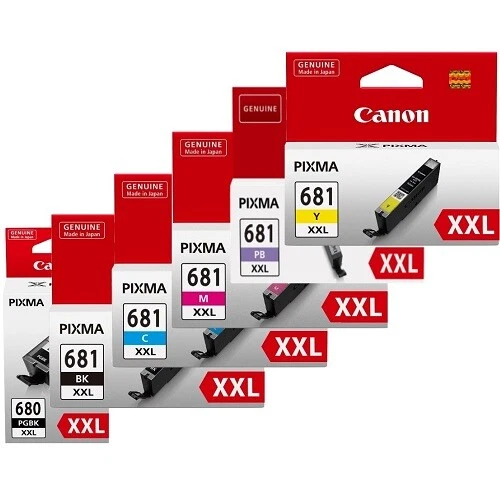 Canon Genuine PGI-680XXL/CLI-681XXL Ink Set TR7560/TR8560/TS6160/TS8160/TS9160 - image 1 of 1