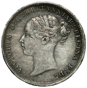 Great Britain 1883 3 Pence Silver KM730 #16520q - Picture 1 of 4