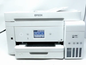Epson EcoTank ET-4760 Wireless All-In-One Inkjet Printer (No Cords) has ink - Picture 1 of 21