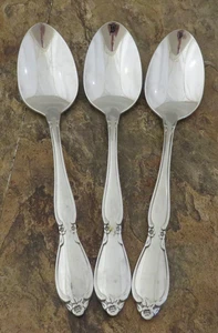 Oneida Chatelaine Juego de 3 cucharaditas cucharas comunidad cubiertos de acero inoxidable lote V - Imagen 1 de 4