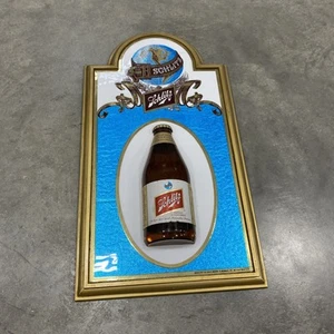 1972 Miller High Life Beer Stained Glass Sign - Picture 1 of 4