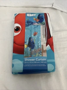 "Cortina de ducha con estampado Finding Dory & Nemo, 72"" X 72", 100 % polímetro" - Imagen 1 de 8