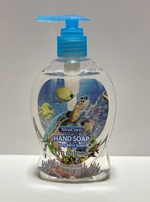 Xtra Care Aquarium Series Sea  Turtle Ocean Panel Soap Very Berry Scent  7.5oz - Image 1 of 4
