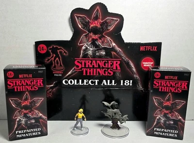 NUEVO 2025 Stranger Things miniaturas prepintadas desolladas dama y enjambre demobat Foto 1 de 2