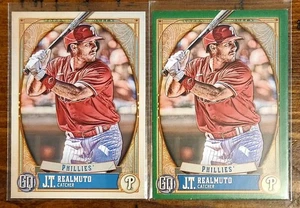 J.T. Realmuto 2021 Topps Gypsy Queen Base/Green Lot ×2 Philadelphia Phillies  - Picture 1 of 2