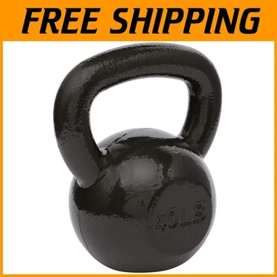 40lb Cast Iron Kettlebell for Resistance Training - Image 1 of 4