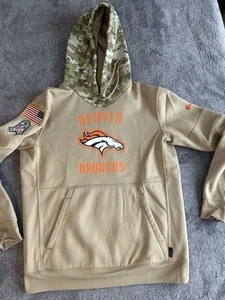 Denver Broncos Nike on Field Salute To Service Dri-fit Hoodie Camouflage Medium - Picture 1 of 8