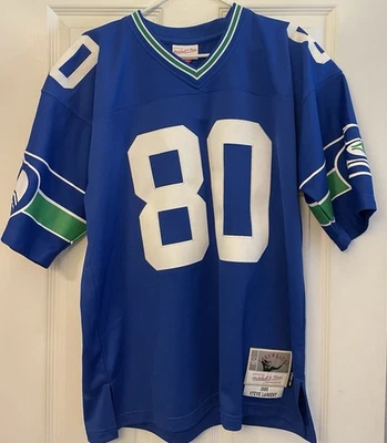 Mitchell & Ness Seahawks Steve Largent 1985 Throwback Jersey Size 44 Large NFL - Imagem 1 de 4