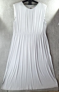 LuLaRoe Serenity Maxikleid Gr. 3XL Career Collection wunderschön einfarbig grau Neu mit Etikett - Bild 1 von 19