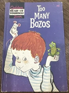 Too Many Bozos Lilian Moore Susan Perl Golden Read-It-Yourself Book Hardcover - Picture 1 of 5