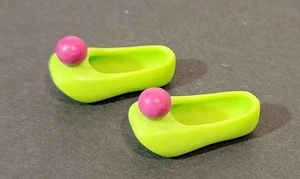 Scarpe bambola verde compagni di gioco Disney fate rosa palla verde lime ballerine - Foto 1 di 5