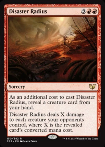 Disaster Radius ~ Lightly Played Commander 2015 MTG Magic UltimateMTG Red Card - Image 1 of 1