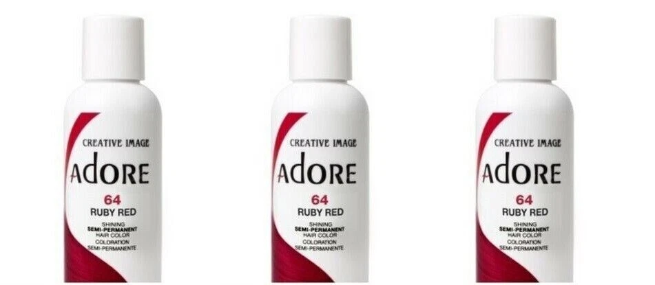Adore Semi-permanent Haircolor #064 Ruby Red 4 Ounce 118ml