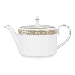 Vera Wang Wedgwood Lace Gold Teapot, 22.5 Oz. - Picture 1 of 1