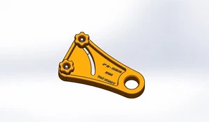 YAK Hobby 5" einziehbare Flachwasseranker Pole Mount mit 1" Ankerloch orange - Bild 1 von 8