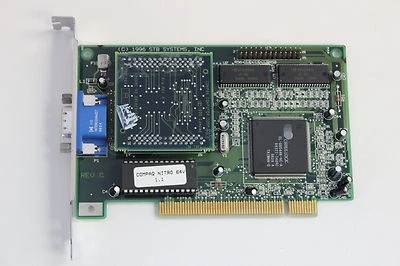 COMPAQ 247425-001 NITRO 64V PCI ADAPTER ASSY 247279-001 STB 1X0-0403-007 - Image 1 of 3