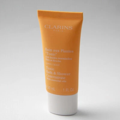 CLARINS TONIC BATH & SHOWER CONCENTRATE TRAVEL SIZE 30 ML 1 FL.OZ. SEALED NO BOX - Image 1 of 2
