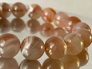 7.8" "Premium Grade/Lychee Gelatin"~ Nahong Southern Red Agate Bracelet M1400 - Picture 1 of 10