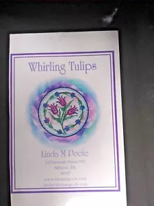 Applique tulipani vorticosi da appendere a parete, Linda M. Poole - Nuovo - Foto 1 di 1