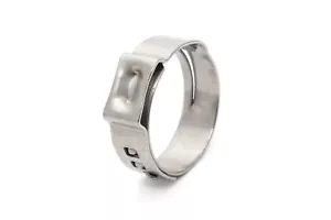 HPS Stainless Steel Ear Clamp Effective Range: 7.3mm - 9mm, 10 pcs per Pack - Foto 1 di 6