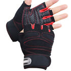 Work Out Gloves Weight Lifting Gym Wrist Wrap Sport Exercise Training Fitness Do