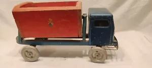 Raro camion vintage anni '30 TY-NEE-TOT prodotti acero acciaio/legno pressato. WOW - Foto 1 di 12