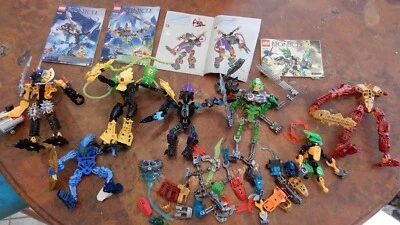 LEGO Bionicle Lote Mixto incluyendo Mahri Toa Hewkii Foto 1 de 4