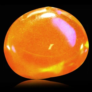0.75 ct Stunning AAA Fancy Cabochon Shape (7 x 6 mm) Orange Orange Fire Opal - Picture 1 of 1