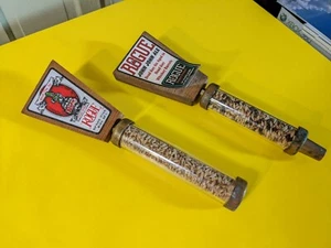 Rogue Dead Guy + John John Hops Filled Wooden Tap Handles Pair ~11"   - Picture 1 of 6