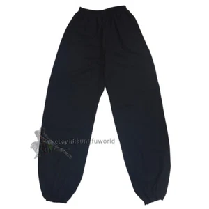 Soft Cotton Blends Tai chi Kung fu Pants Wushu Martial arts Wing Chun Trousers - Picture 1 of 21