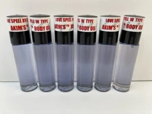 Akim's Perfume Body Oil 0.5 oz (6pc) LOVE SPELL W - Picture 1 of 1