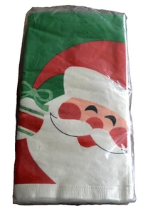 KALLA Paper Napkins Guest/Buffet HAPPY SANTA 12 Vtg 1980's 3-Ply by Party House - Picture 1 of 4