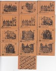 GB  Stitched Booklets 5/-  English Homes Series  1968-1970