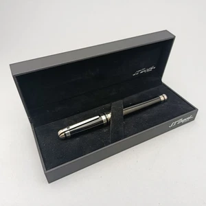 S.T. Dupont Olympio Xl Black Diamond Chinesischer Lack Füllfederhalter 18K Feder selten - Bild 1 von 21