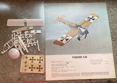 FOKKER E.III REVELL H 645 EDIZIONE FABBRI 1973 KIT NUOVO - Immagine 1 di 2