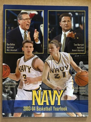 Anuario de baloncesto 2003-04 Navy Midshipmen para hombre y mujer "Navy Federal" Foto 1 de 4