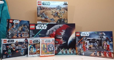 Lego Star Wars - The Mandalorian, Ahsoka - 5 sets + 2 minifigs lot Auction - NIB - Image 1 of 4