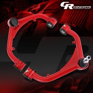 Pair Red 2-4" Lift Front Upper Control Arms For 1999-2010 Silverado Sierra 2500 - Picture 1 of 5