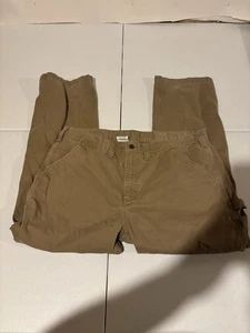 Carhartt B324 DKH Relaxed Fit Khaki Utility Work Pants Men’s Size 40x30 - Picture 1 of 7