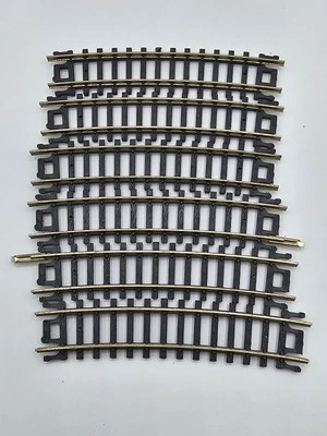 USED Atlas 2521 N Scale 11 1/2" Radius Curve Track Lot Of 6 Model Railroad  - Image 1 of 4