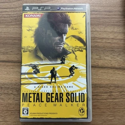 Metal Gear Solid Peace Walker PSP PlayStation Authentic Japanese Game - Image 1 of 3