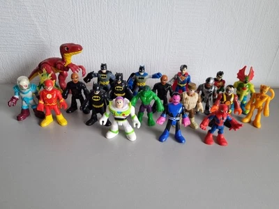 Imaginext DC Superheroes, Marvel, Buzz Lightyear & Mixed Figures Job Lot – 22 PC - Image 1 of 4