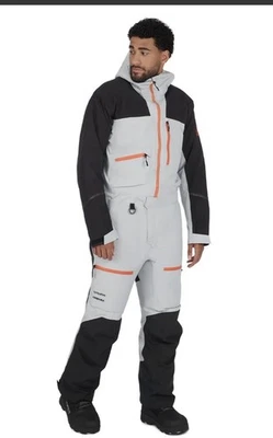 $850 Ski-Doo BC аспект унисекс SMonosuit снегоход 1шт серый черный новый с Ярлыками M3 - Изображение 1 из 4