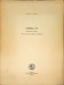 OPER 79 - IN SUBSTANTIVO AMORE - CAROLUS L. CERGOLY - GENUA - 1983 - Bild 1 von 4