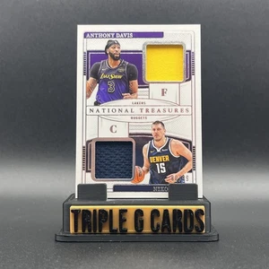 Anthony Davis/Nikola Jokic 2024-25 Matchup Tesori Nazionali Doppia Patch GU /99 - Foto 1 di 7