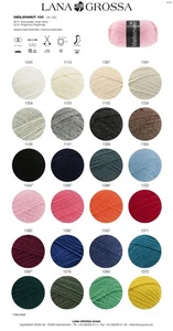 Lana Grossa Meilenweit 100  uni 4-f  Sockenwolle, Mengenrabatt 5-11 % - Bild 1 von 29