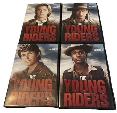 The Young Riders: Volume 1-4 (DVD, 1989 series, 8-Disc Set) Very Good - Image 1 of 4